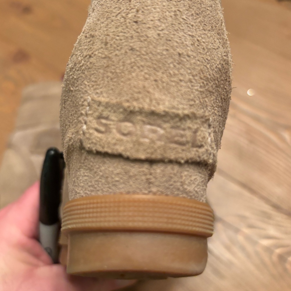 Sorel Meadow Lace II Suede Boots – Girls Size 2 - Picture 4 of 7
